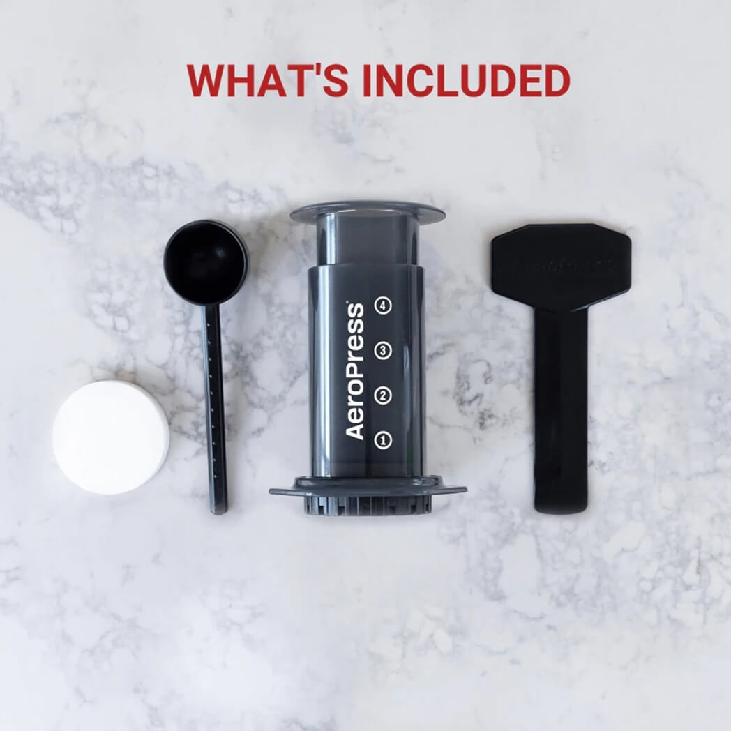 Aeropress Coffee Maker contents