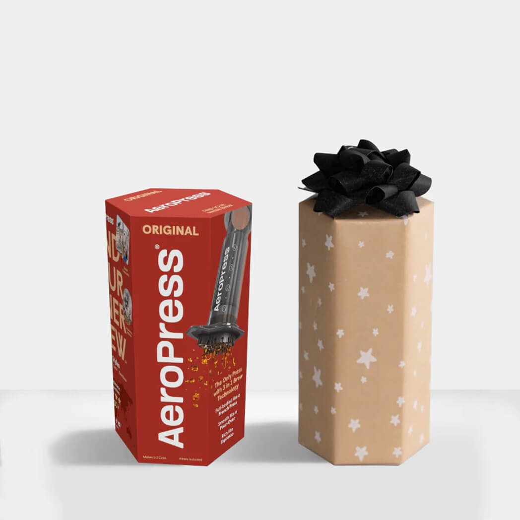 Aeropress coffee maker as a present