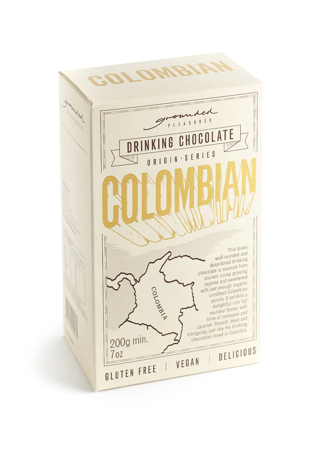 Grounded Pleasures COLUMBIAN drinking chocolate