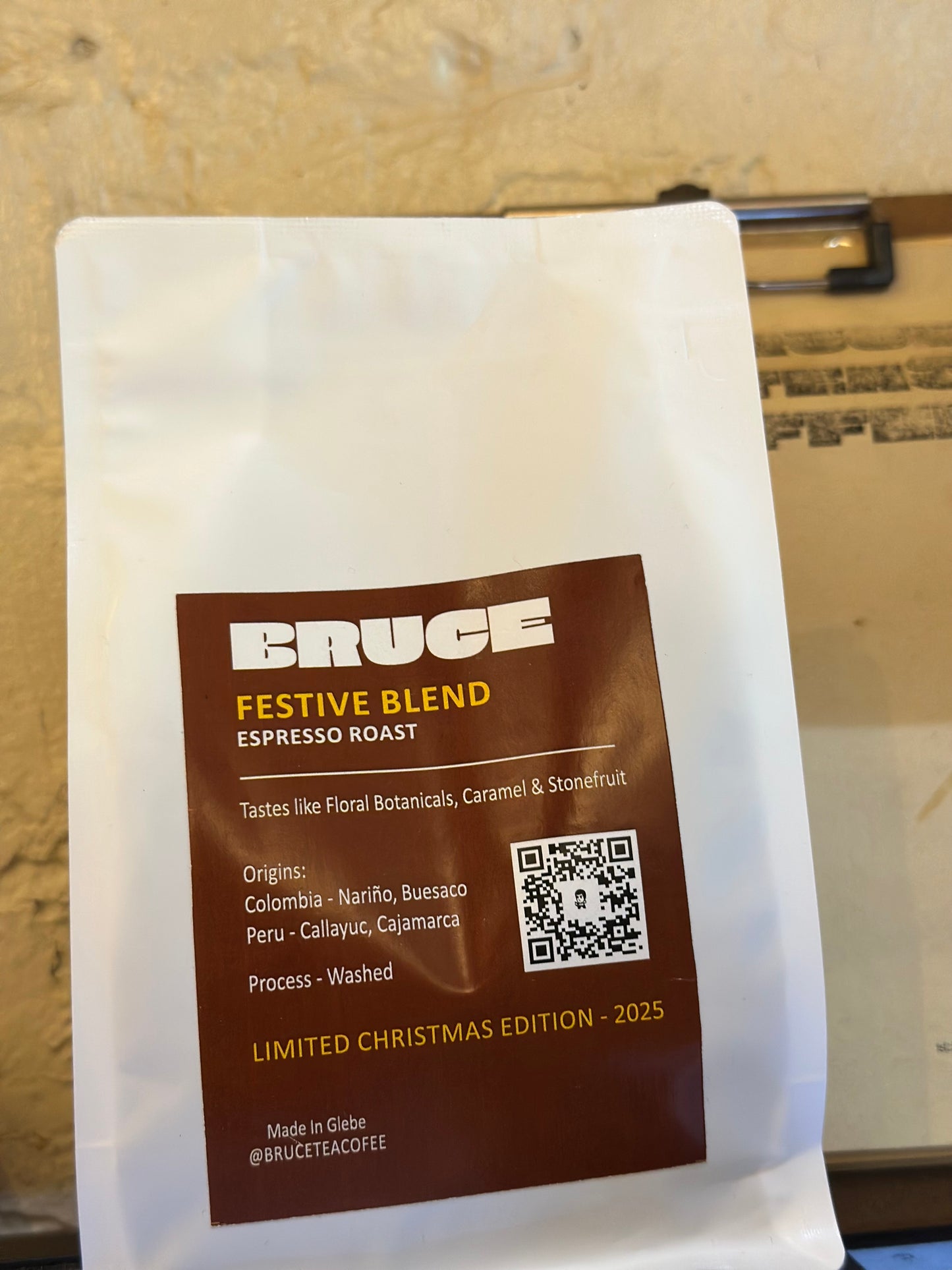 Bruce Festive Blend Espresso Roast Coffee Beans (LIMITED CHRISTMAS EDT.)