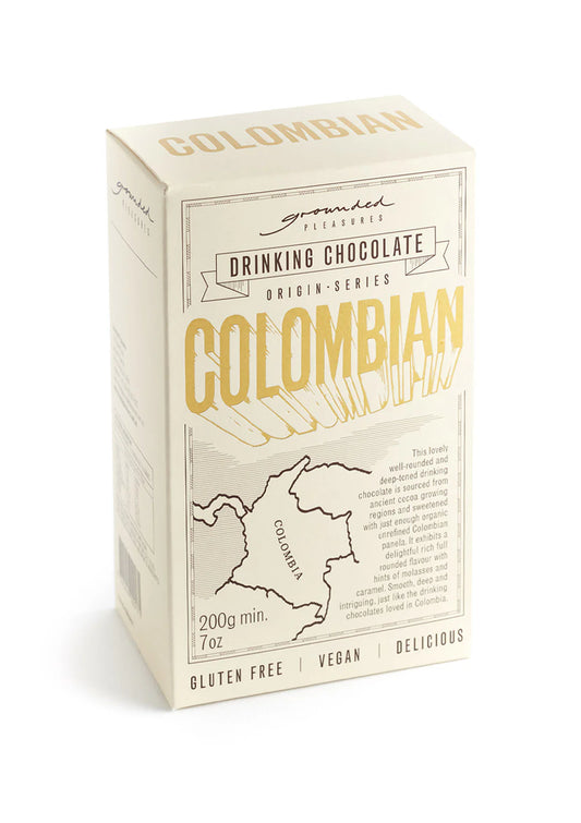 Grounded Pleasures COLUMBIAN  drinking chocolate