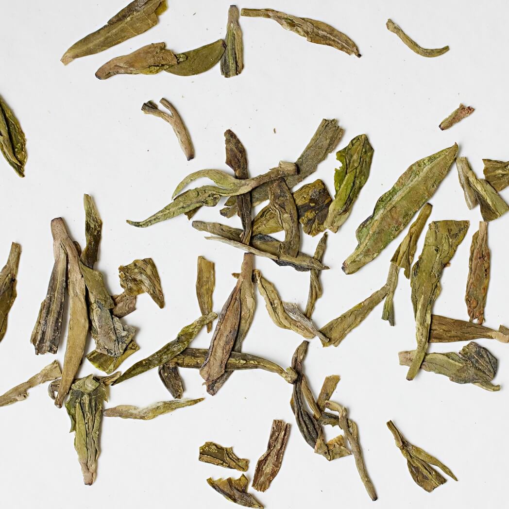 Dragonwell tea leaves