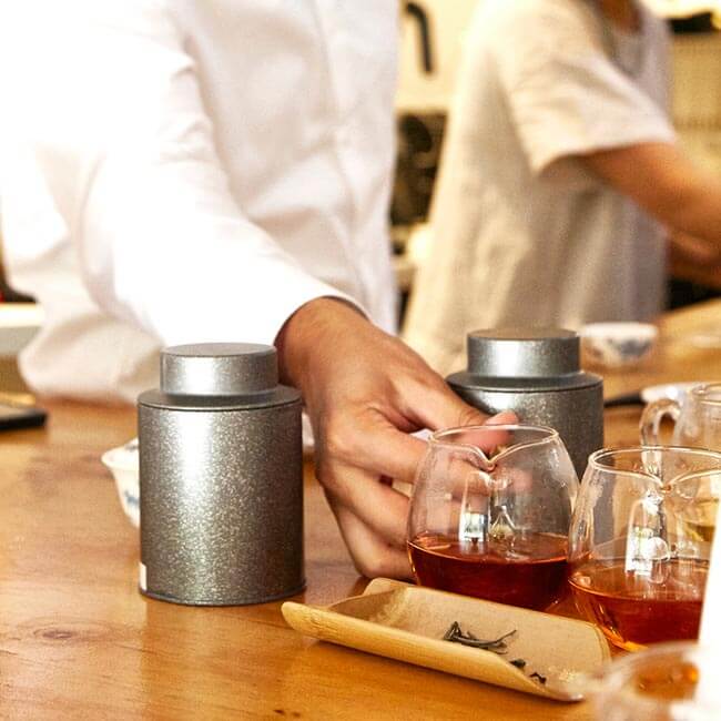 Different tea samples