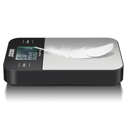 Wacaco coffee scale feather measurement