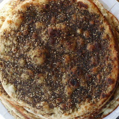 Za'atar on flatbread